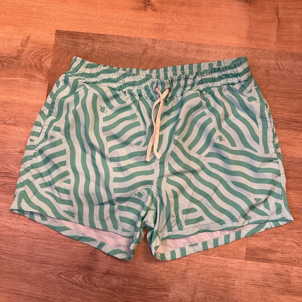 Sloppy Tuna Men's Swim Short - Posidonia Large 5”